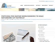 Tablet Screenshot of poza-bankowe.pl